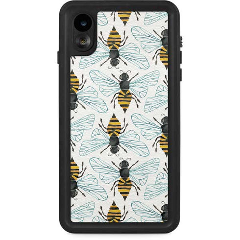 Cat Coq Honey Bee iPhone XR Waterproof Case