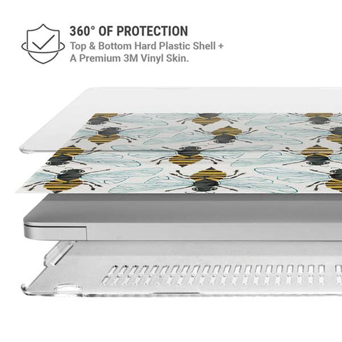 Honey Bee by Cat Coq MacBook Air 15in (2023-2025) Case plus Skin