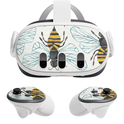 Honey Bee by Cat Coq Meta Quest 3 Skin