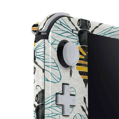 Cat Coq Honey Bee Nintendo Switch Lite Skin
