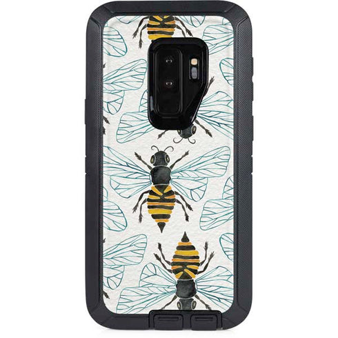 Cat Coq Honey Bee Otterbox Defender Galaxy Skin