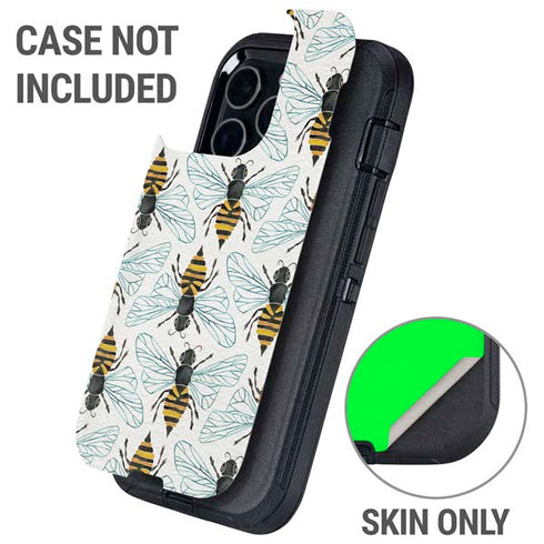 Honey Bee by Cat Coq Otterbox Defender iPhone Skin