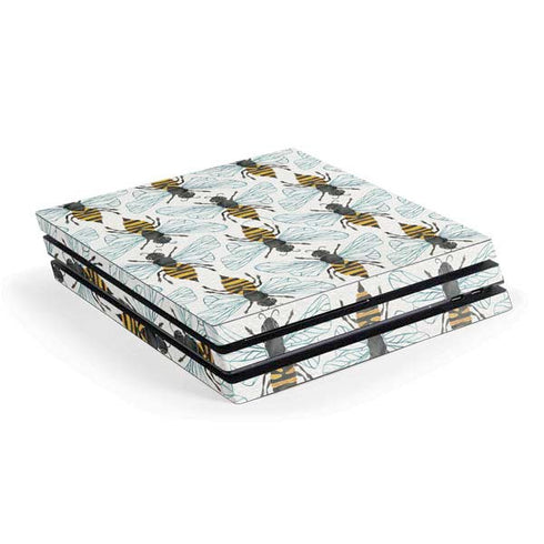 Cat Coq Honey Bee PS4 Pro Console Skin