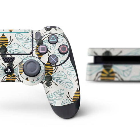 Cat Coq Honey Bee PS4 Slim Bundle Skin