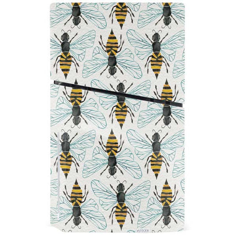 Honey Bee by Cat Coq PS5 Slim Disk Console Skin