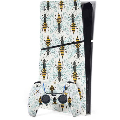 Honey Bee by Cat Coq PS5 Slim Digital Edition Bundle Skin