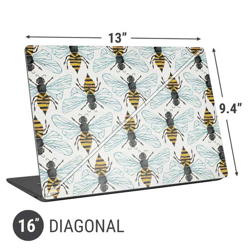 Cat Coq Honey Bee Universal Laptop 16in (13 x 9.4in) Skin
