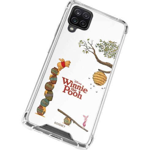 Disney Winnie the Pooh Honey Hive Galaxy A12 Clear Case