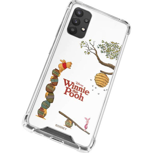 Disney Winnie the Pooh Honey Hive Galaxy A32 5G Clear Case