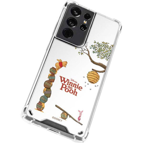 Disney Winnie the Pooh Honey Hive Galaxy S21 Ultra 5G Clear Case