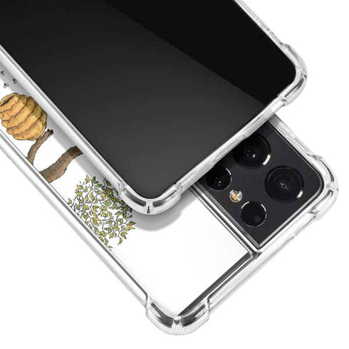 Disney Winnie the Pooh Honey Hive Galaxy S21 Ultra 5G Clear Case