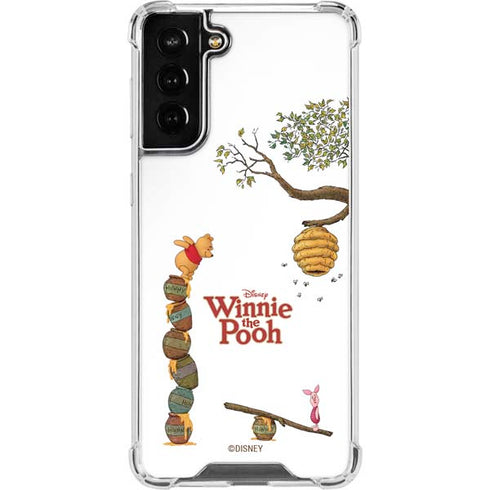 Disney Winnie the Pooh Honey Hive Galaxy S22 Plus Clear Case