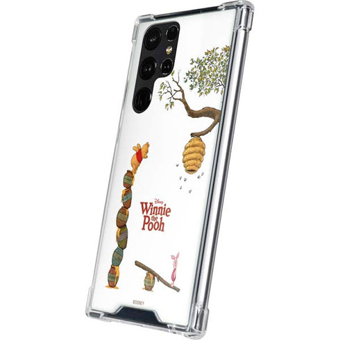 Disney Winnie the Pooh Honey Hive Galaxy S23 Ultra Clear Case