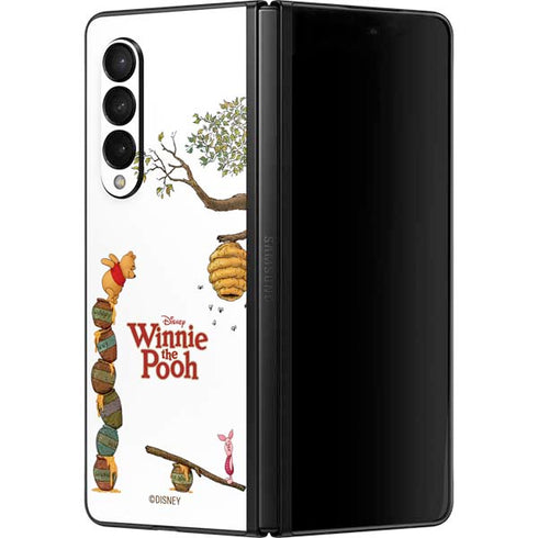 Disney Winnie the Pooh Honey Hive Galaxy Z Fold3 5G Skin