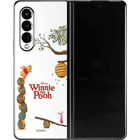 Disney Winnie the Pooh Honey Hive Galaxy Z Fold3 5G Skin