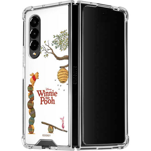 Disney Winnie the Pooh Honey Hive Galaxy Z Fold4 5G Clear Case