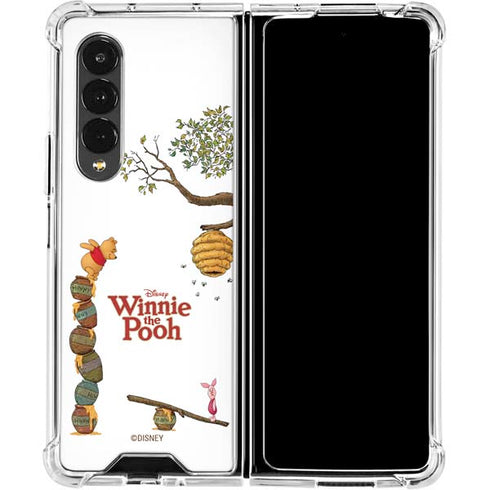 Disney Winnie the Pooh Honey Hive Galaxy Z Fold4 5G Clear Case