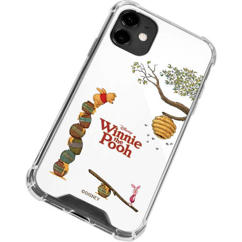 Disney Winnie the Pooh Honey Hive iPhone 12 Clear Case