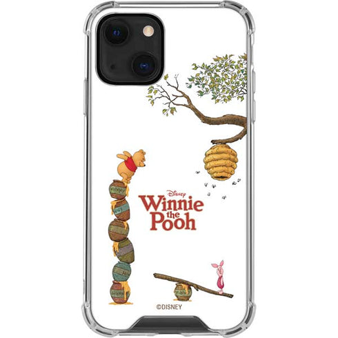 Disney Winnie the Pooh Honey Hive iPhone 13 Mini Clear Case