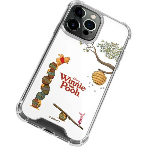 Disney Winnie the Pooh Honey Hive iPhone 13 Pro Max Clear Case