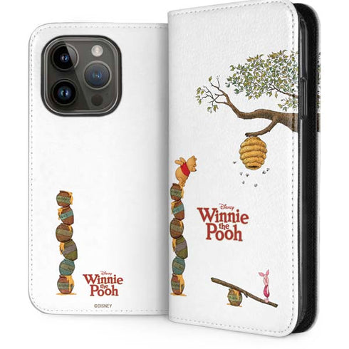 Disney Winnie the Pooh Honey Hive iPhone 14 Pro Folio Case