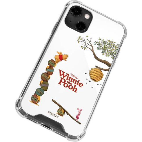 Disney Winnie the Pooh Honey Hive iPhone 15 Plus Clear Case