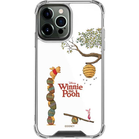 Disney Winnie the Pooh Honey Hive iPhone 15 Pro Max Clear Case