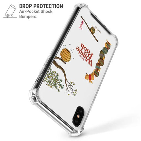 Disney Winnie the Pooh Honey Hive iPhone XS Max Clear Case