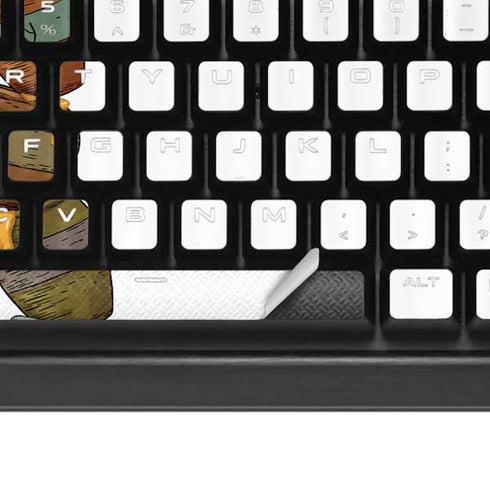 Disney Winnie the Pooh Honey Hive K95 RGB PLATINUM Mechanical Gaming Keyboard Skin