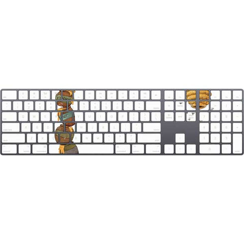 Disney Winnie the Pooh Honey Hive Magic Keyboard with Numeric Keypad Skin
