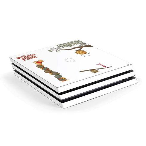 Disney Winnie the Pooh Honey Hive PS4 Pro Console Skin