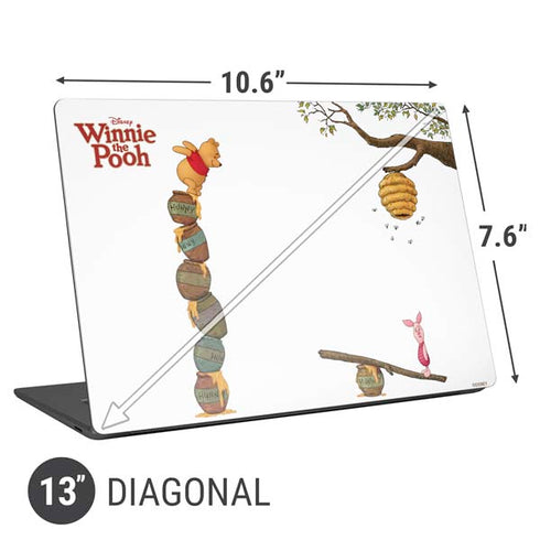 Disney Winnie the Pooh Honey Hive Universal Laptop 13in (10.6 x 7.6in) Skin