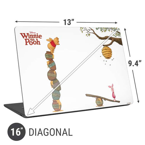 Disney Winnie the Pooh Honey Hive Universal Laptop 16in (13 x 9.4in) Skin