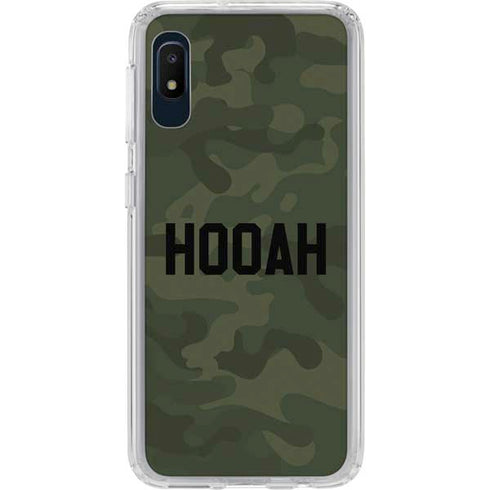 Hooah Military Galaxy A10e Clear Case