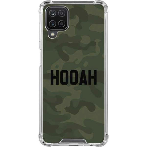 Hooah Military Galaxy A12 Clear Case