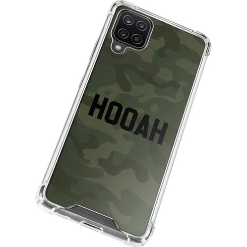 Hooah Military Galaxy A12 Clear Case