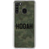 Hooah Military Galaxy A21 Clear Case