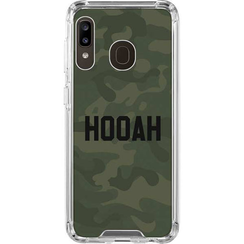 Hooah Military Galaxy A30 Clear Case