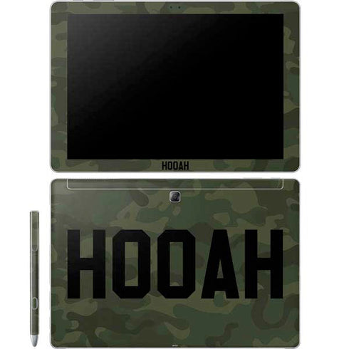 Hooah Military Galaxy Book 12in Skin