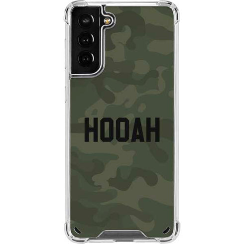Hooah Military Galaxy S21 Plus 5G Clear Case