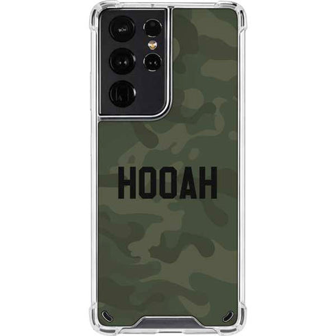 Hooah Military Galaxy S21 Ultra 5G Clear Case