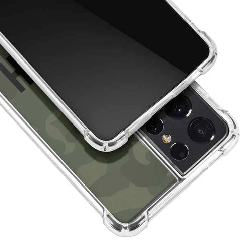 Hooah Military Galaxy S21 Ultra 5G Clear Case