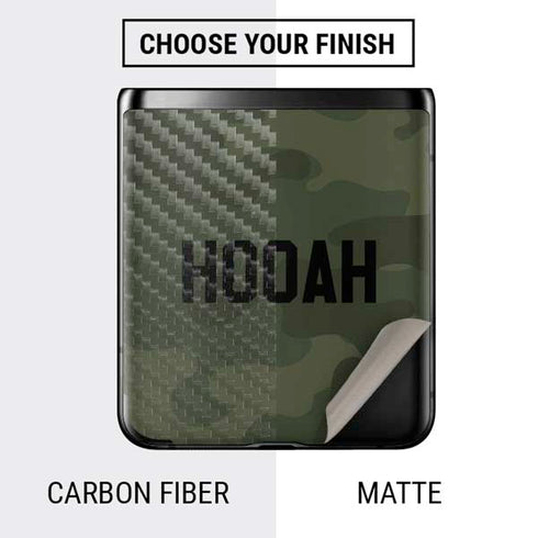 Hooah Military Galaxy Z Flip Skin