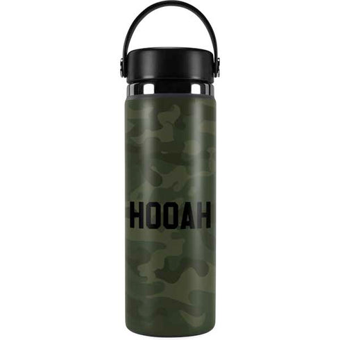 Hooah Military Hydro Flask 20oz Wide Mouth Skin