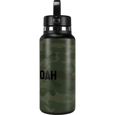 Hooah Military Hydro Flask 32oz Wide Mouth Skin