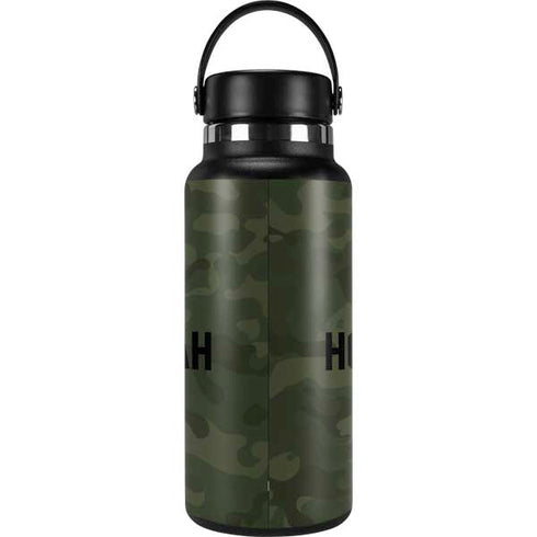 Hooah Military Hydro Flask 32oz Wide Mouth Skin