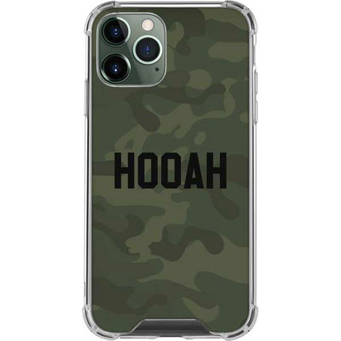 Hooah Military iPhone 11 Pro Max Clear Case