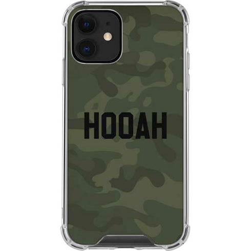Hooah Military iPhone 12 Clear Case