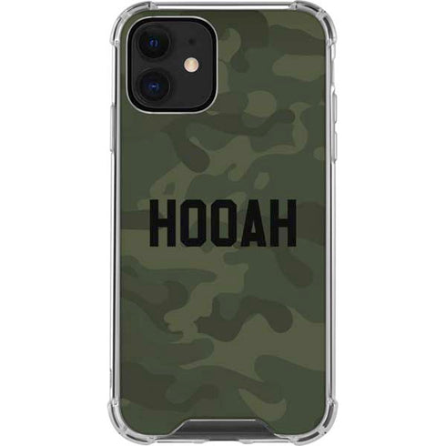 Hooah Military iPhone 12 Mini Clear Case