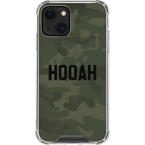 Hooah Military iPhone 13 Clear Case